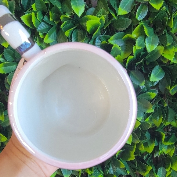 NWT Happy Hauntings Irredescent Pink Ghost Halloween Mug! - Picture 3 of 4